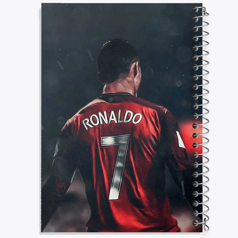 دفتر شطرنجی 50 برگ خندالو طرح کریستیانو رونالدو کد N7927