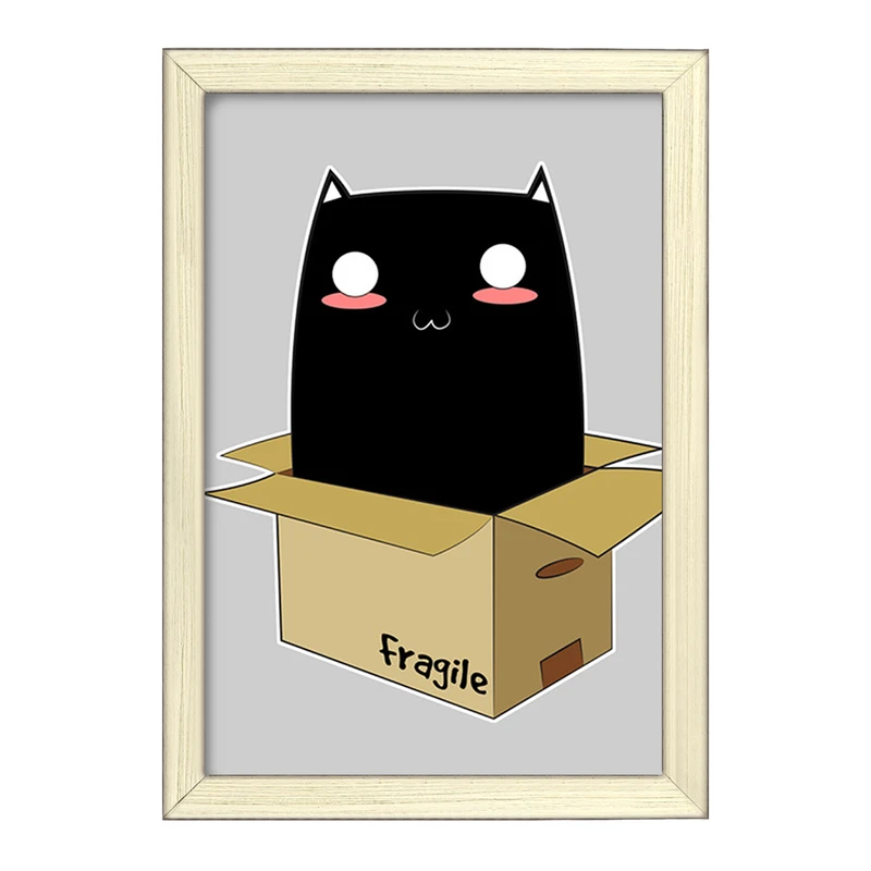 تابلو خندالو طرح گربه (Cat) کد F929