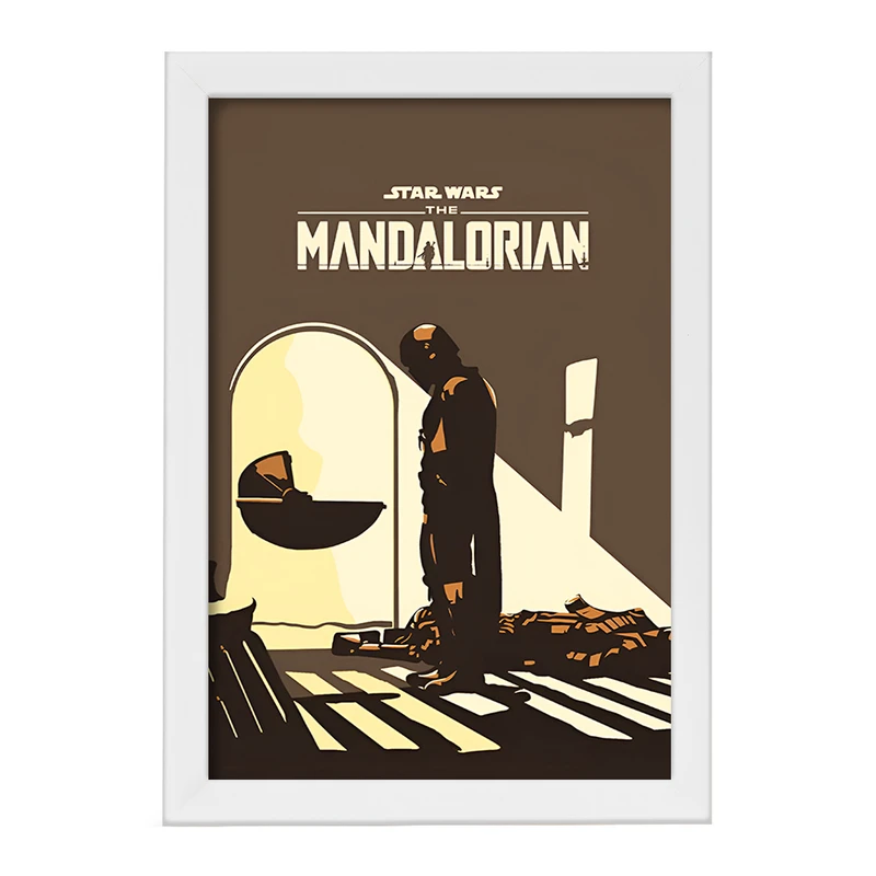 تابلو خندالو طرح مندلورین (The Mandalorian) کد F13742