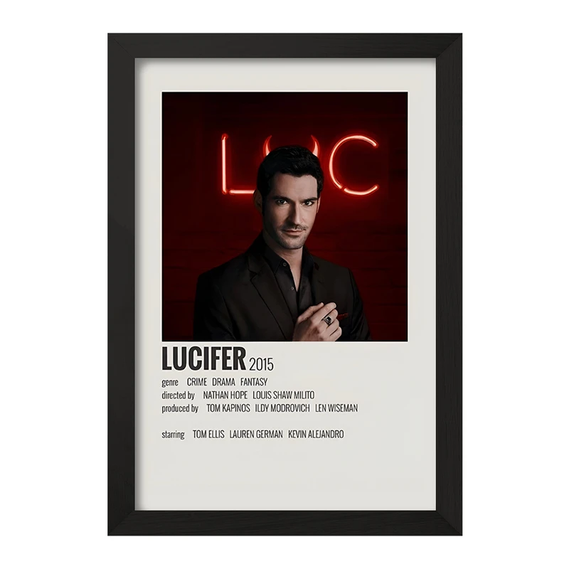 تابلو خندالو طرح لوسیفر (Lucifer) کد F13283