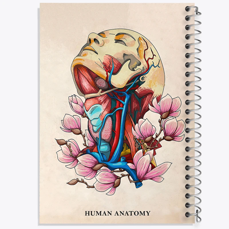دفتر مشق 50 برگ خندالو طرح آناتومی انسان (Human Anatomy) کد F14017