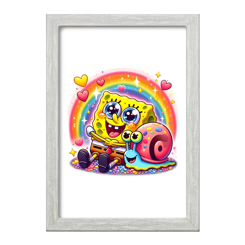 تابلو خندالو طرح باب اسفنجی کد F5439