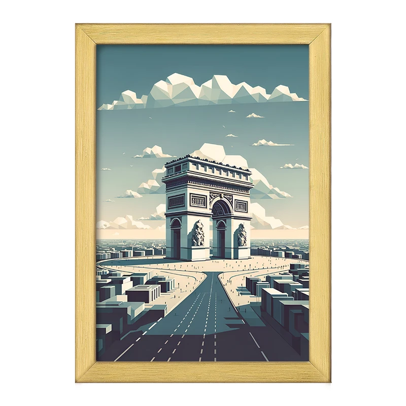 تابلو خندالو طرح طاق پیروزی (Arc de Triomphe) کد F6365