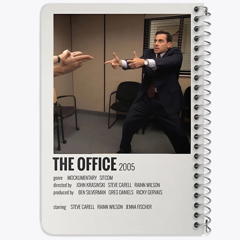 دفتر یادداشت 50 برگ خندالو طرح آفیس (The Office) کد F13370