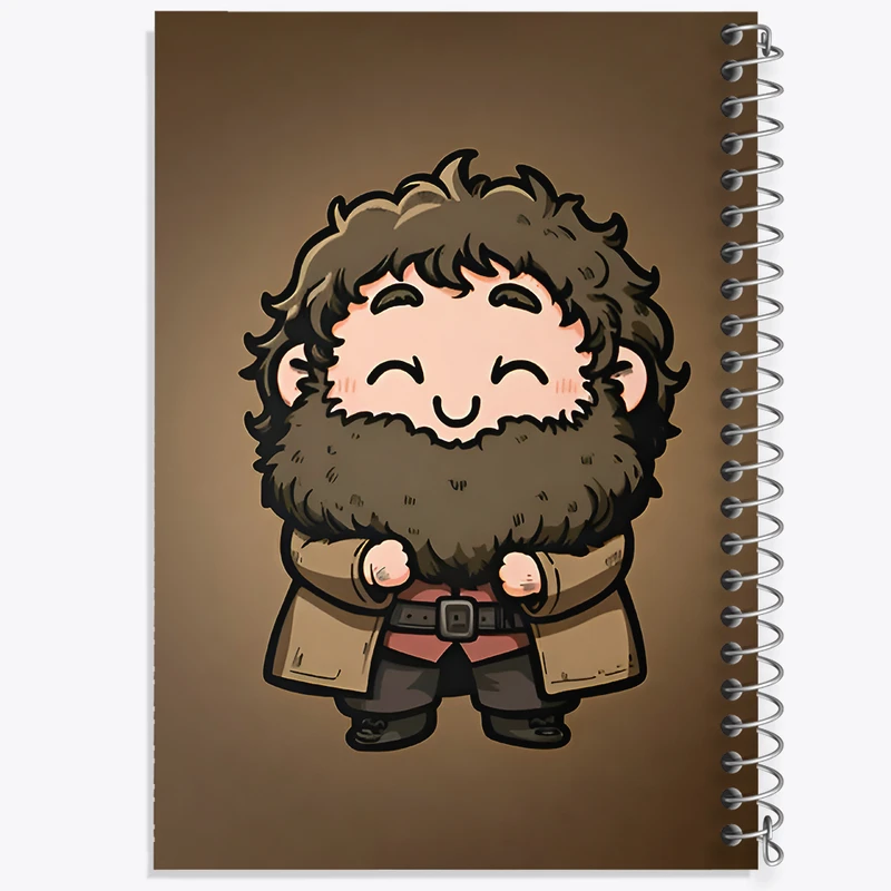 دفتر مشق 50 برگ خندالو طرح هاگرید هری پاتر (Harry Potter) کد F9399