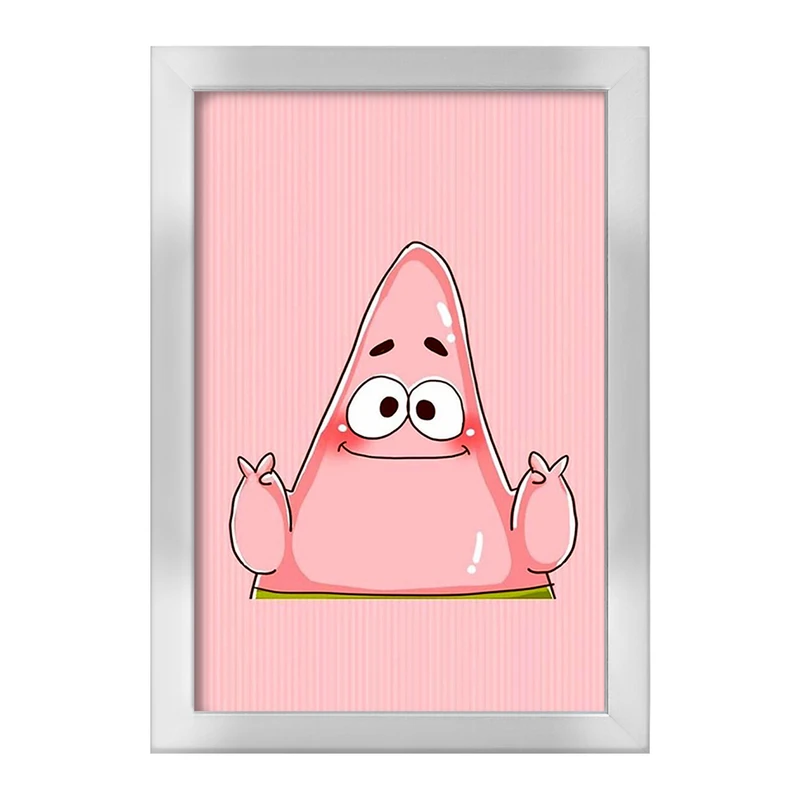 تابلو خندالو طرح باب اسفنجی و پاتریک  کد 1319