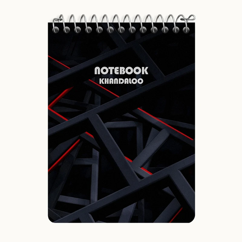 دفتر یادداشت 50 برگ خندالو طرح مدرن کد N7578