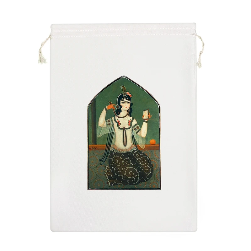 نظم دهنده خندالو مدل نقاشی دوره قاجار کد H622-M