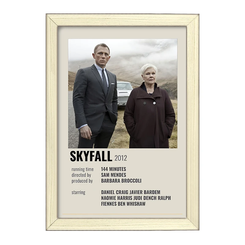 تابلو خندالو طرح اسکای فال (Skyfall) کد F13100