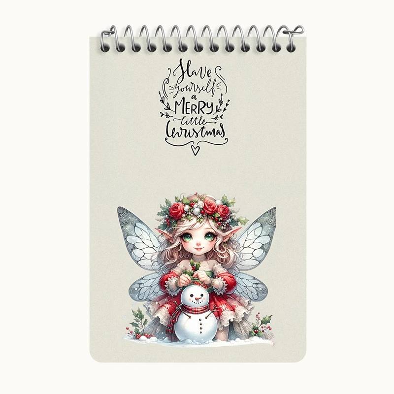 دفتر یادداشت 50 برگ خندالو طرح دخترانه کیوت کد F5807