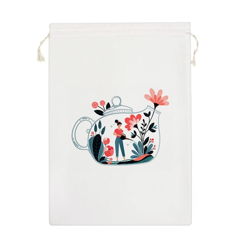 نظم دهنده خندالو مدل قوری گل قرمزی کد H1333-M