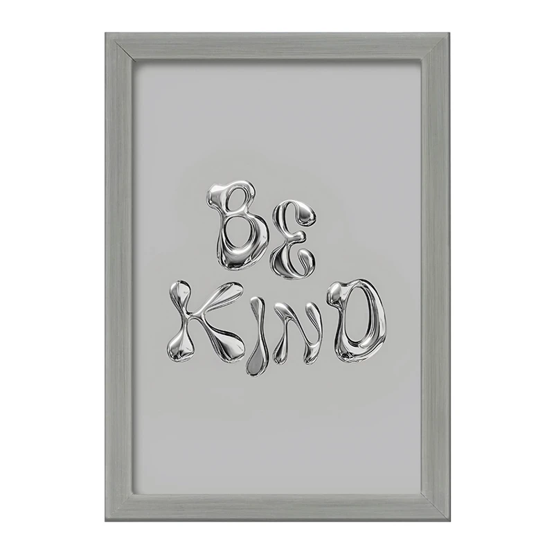 تابلو خندالو طرح Be Kind کد F3901