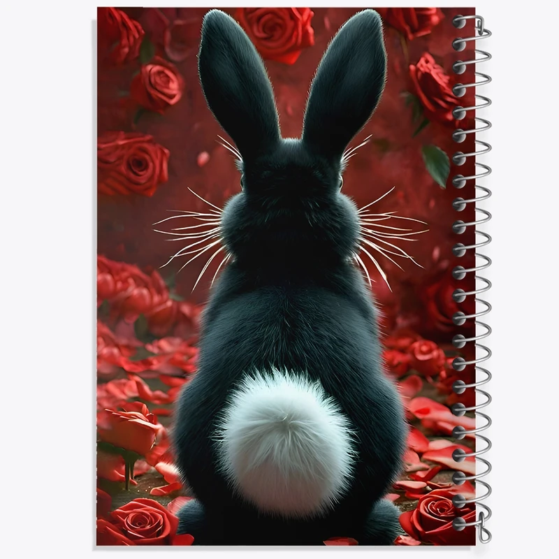 دفتر طراحی 50 برگ خندالو طرح خرگوش کد F9891