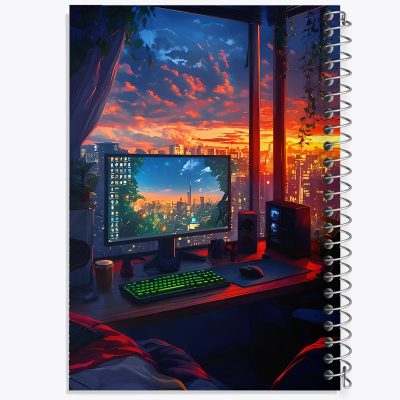 دفتر نقاشی 50 برگ خندالو طرح پنجره ی اتاق کد F12764