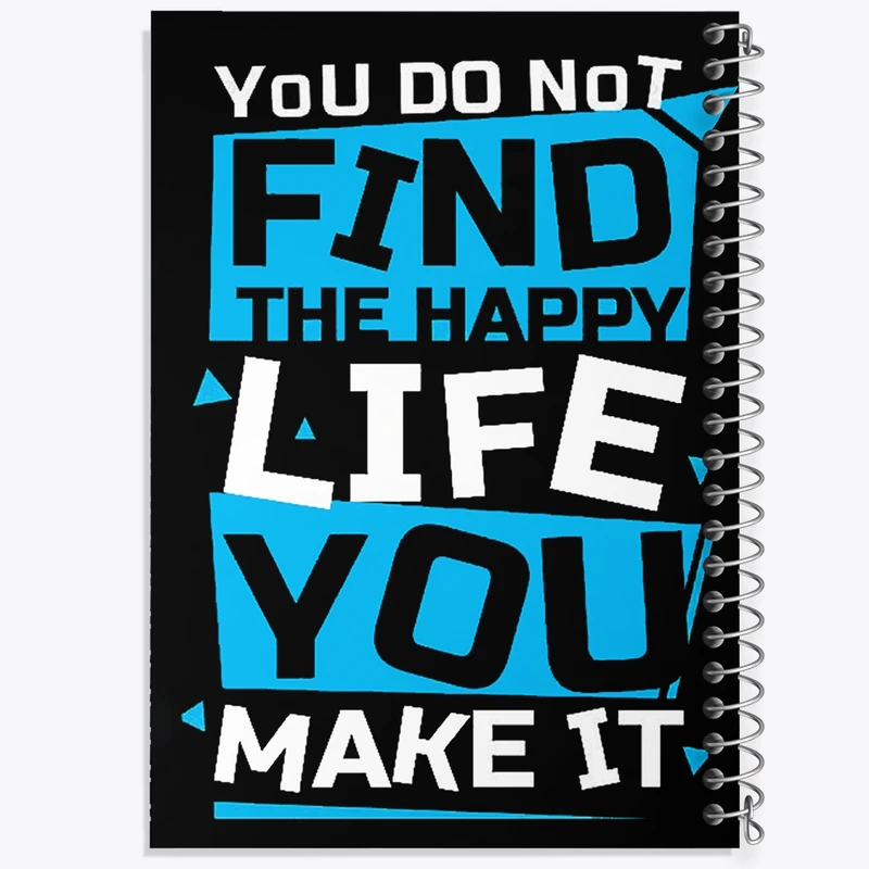 دفتر طراحی 50 برگ خندالو طرح جملات انگیزشی کد 24819