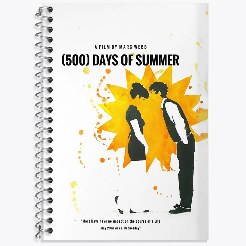 دفتر نت موسیقی 50 برگ خندالو طرح فیلم 500 روز از تابستان (Days of Summer) کد F11334