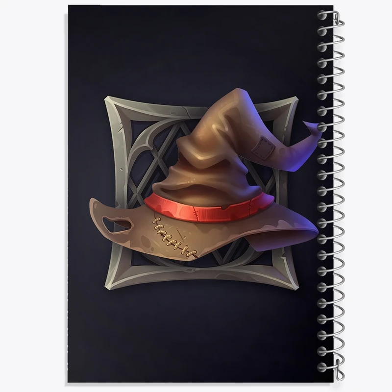 دفتر طراحی 50 برگ خندالو طرح هری پاتر (Harry Potter) کد F865