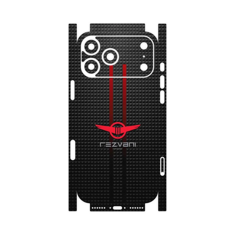 برچسب پوششی ماهوت مدل Rezvani Motors-FullSkin مناسب برای گوشی موبایل اپل iPhone 17 Pro Max