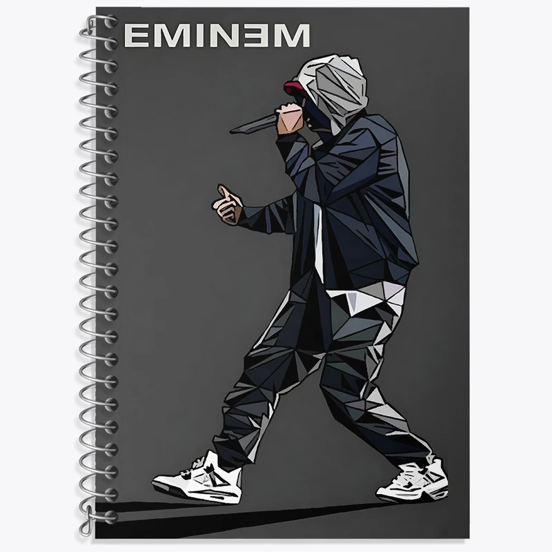 دفتر لغت 50 برگ خندالو طرح امینم (Eminem) کد F4632