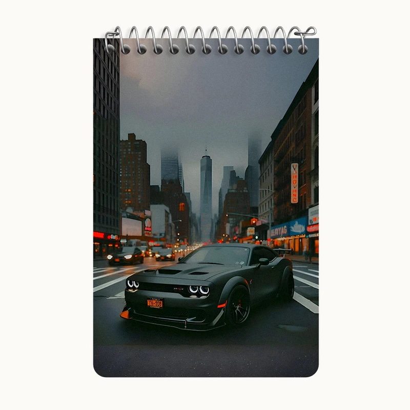 دفتر یادداشت 50 برگ خندالو طرح ماشین اسپرت کد F4353