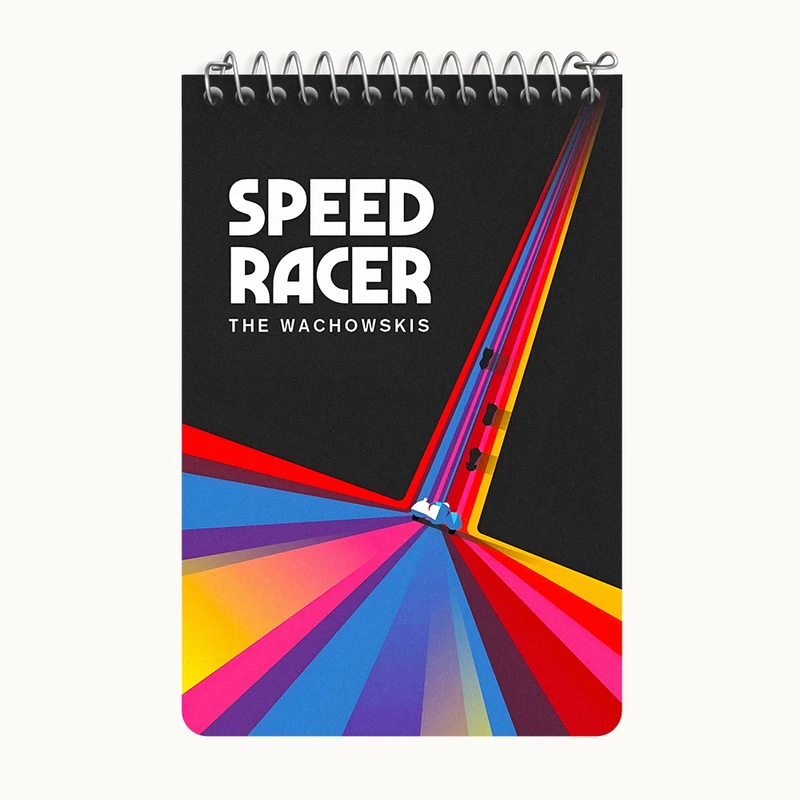دفتر یادداشت 50 برگ خندالو طرح Speed Racer کد F6849