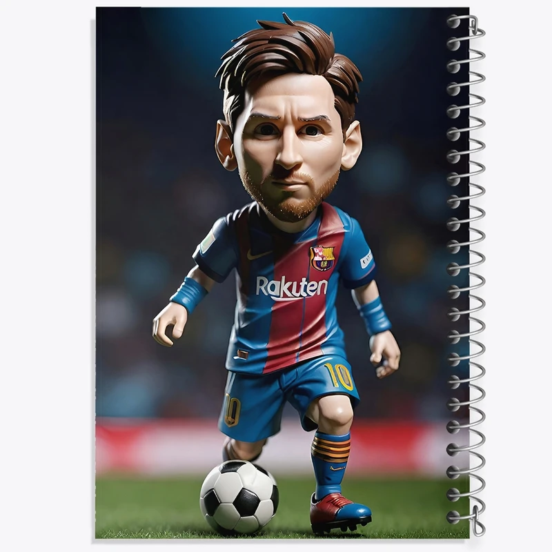 دفتر لیست خرید 50 برگ خندالو طرح لیونل مسی کد F5000