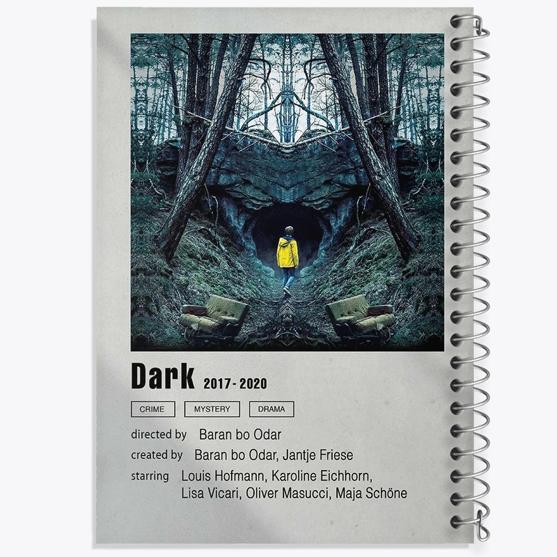 دفتر شطرنجی 50 برگ خندالو طرح دارک (Dark) کد F11275