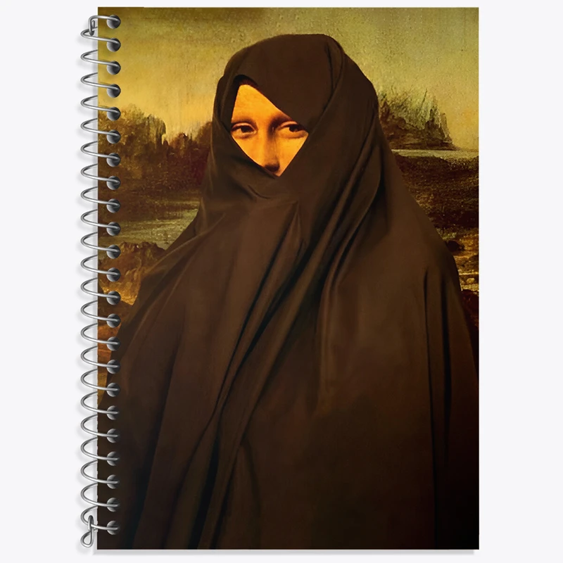 دفتر نت موسیقی 50 برگ خندالو طرح مونالیزا کد F4090