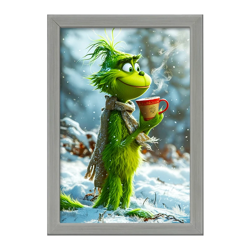 تابلو خندالو طرح گرینچ (The Grinch) کد F5872