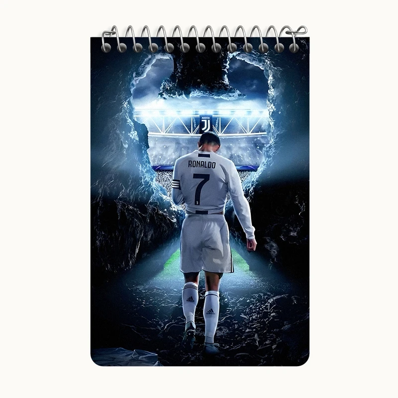 دفتر یادداشت 50 برگ خندالو طرح کریستیانو رونالدو کد F4916