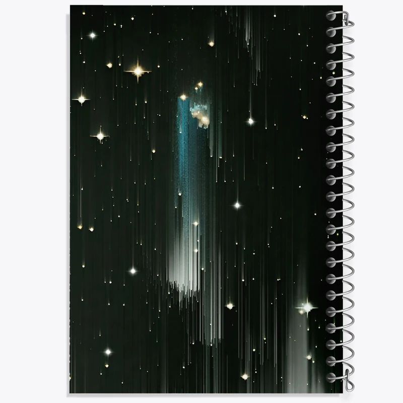 دفتر مشق 50 برگ خندالو طرح آسمان و ستاره کد N6795