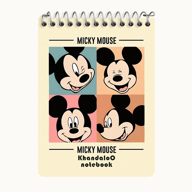 دفتر یادداشت 50 برگ خندالو طرح میکی موس (Mickey mouse) کد N9463