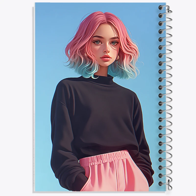 دفتر نقاشی 50 برگ خندالو طرح دخترانه کد N7404