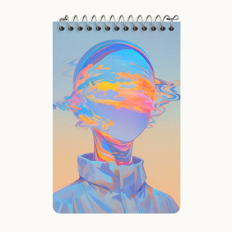 دفتر یادداشت 50 برگ خندالو طرح دخترانه کد F14116