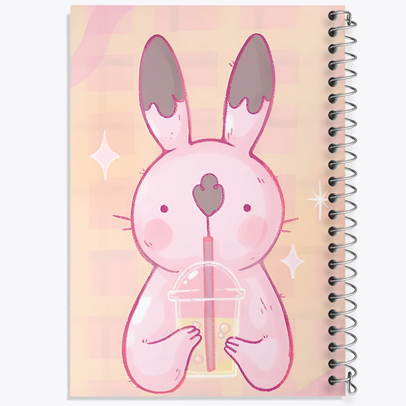 دفتر مشق 50 برگ خندالو طرح خرگوش بامزه کد N8143