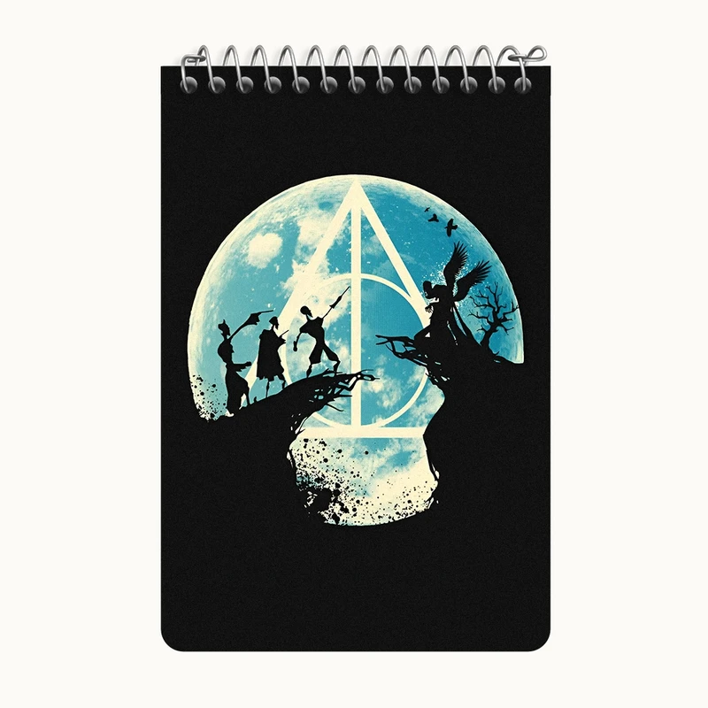 دفتر یادداشت 50 برگ خندالو طرح هری پاتر (Harry Potter) کد F10161