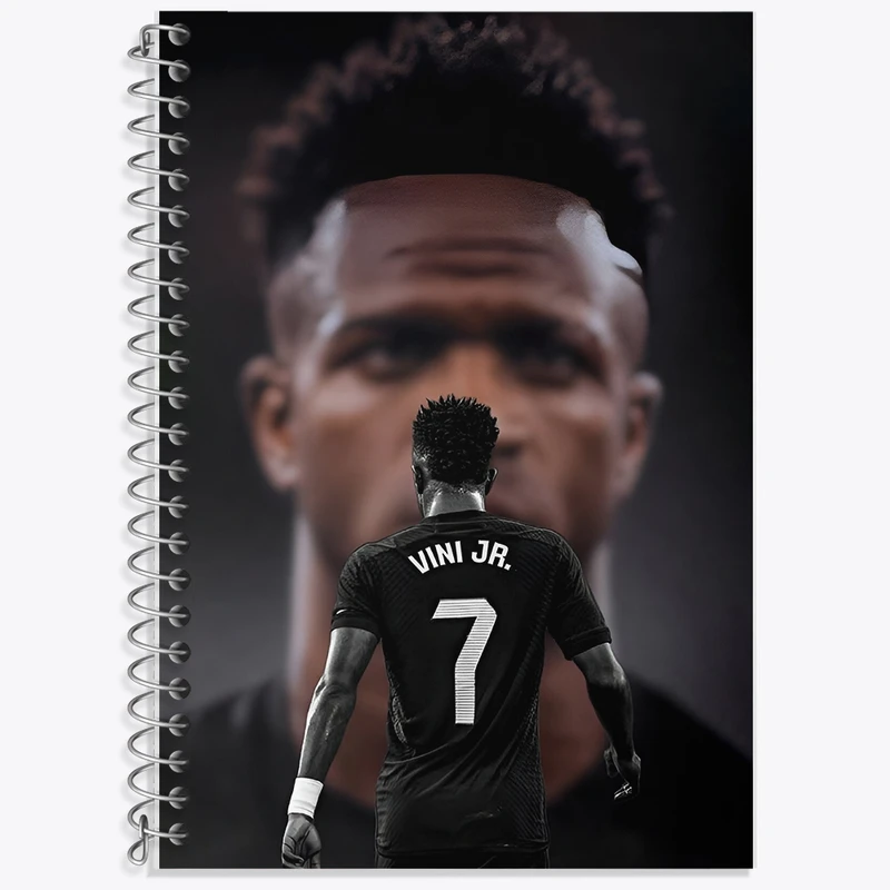 دفتر لغت 50 برگ خندالو طرح وینیسیوس جونیور (Vinicius Junior) کد F14296