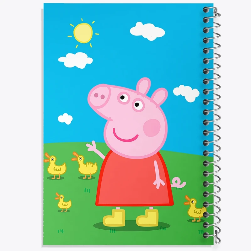 دفتر شطرنجی 50 برگ خندالو طرح انیمیشن پپا پیگ (Peppa Pig) کد N9246