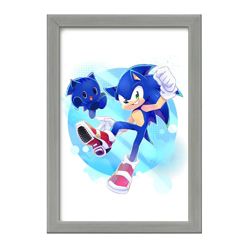تابلو خندالو طرح سونیک (Sonic) کد F2203