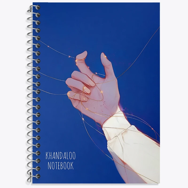 دفتر زبان 50 برگ خندالو مدل سه خط طرح فانتزی کد N8654