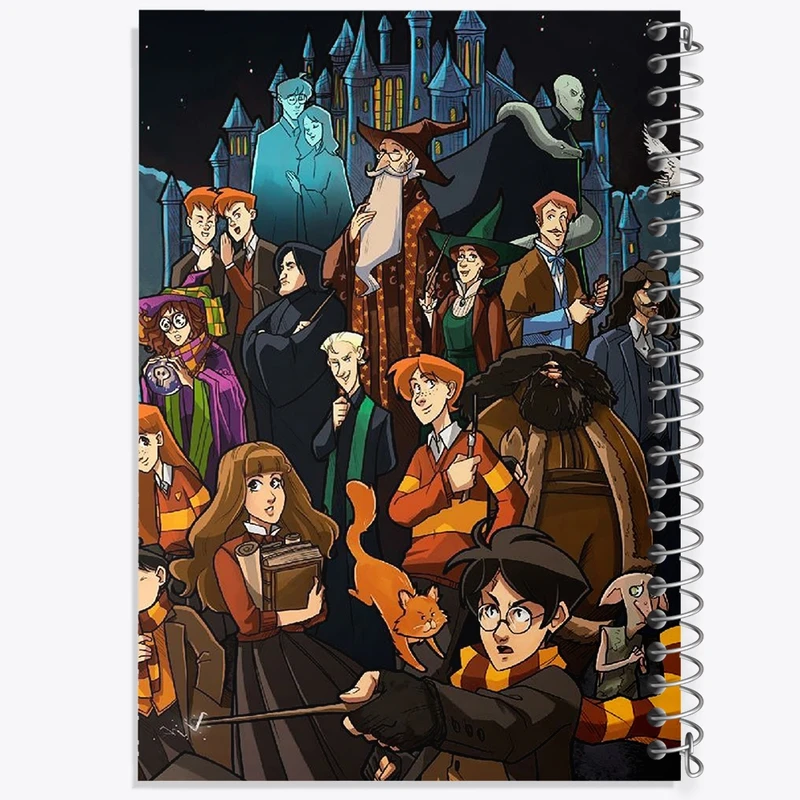 دفتر طراحی 50 برگ خندالو طرح هری پاتر کد 24962
