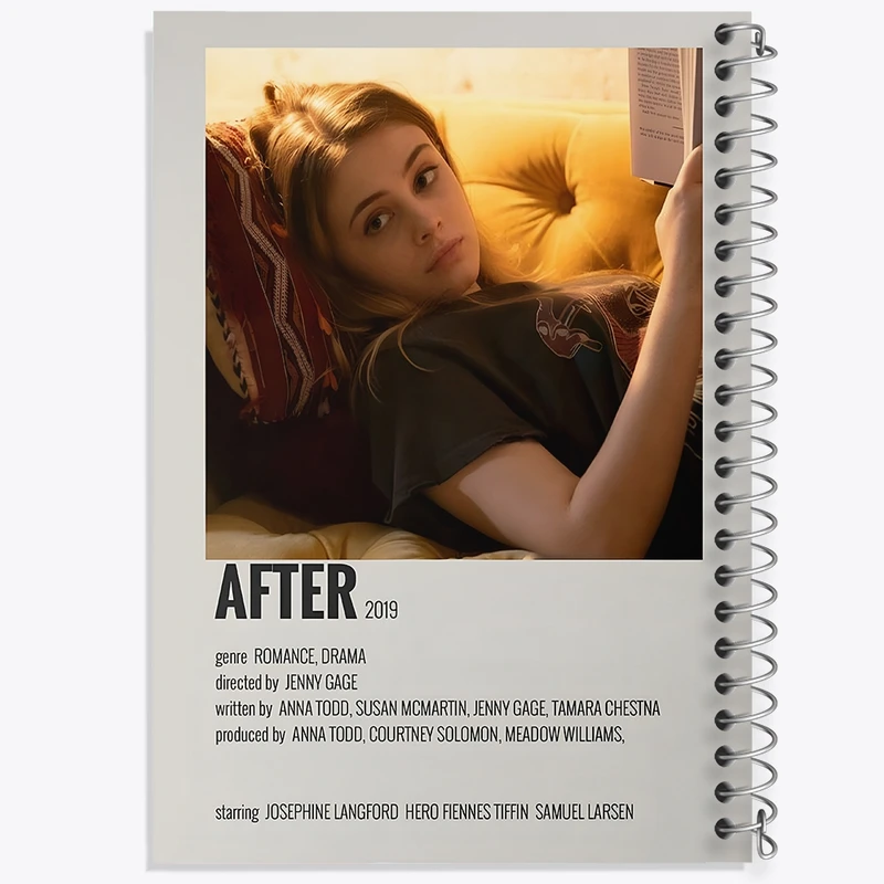 دفتر شطرنجی 50 برگ خندالو طرح پس از آن (After) کد F13014