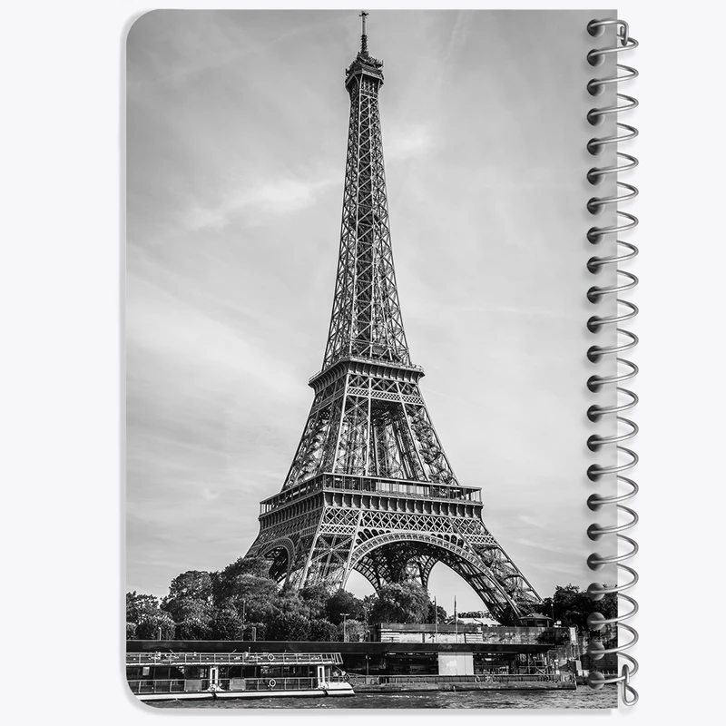 دفتر یادداشت 50 برگ خندالو طرح برج ایفل کد F395