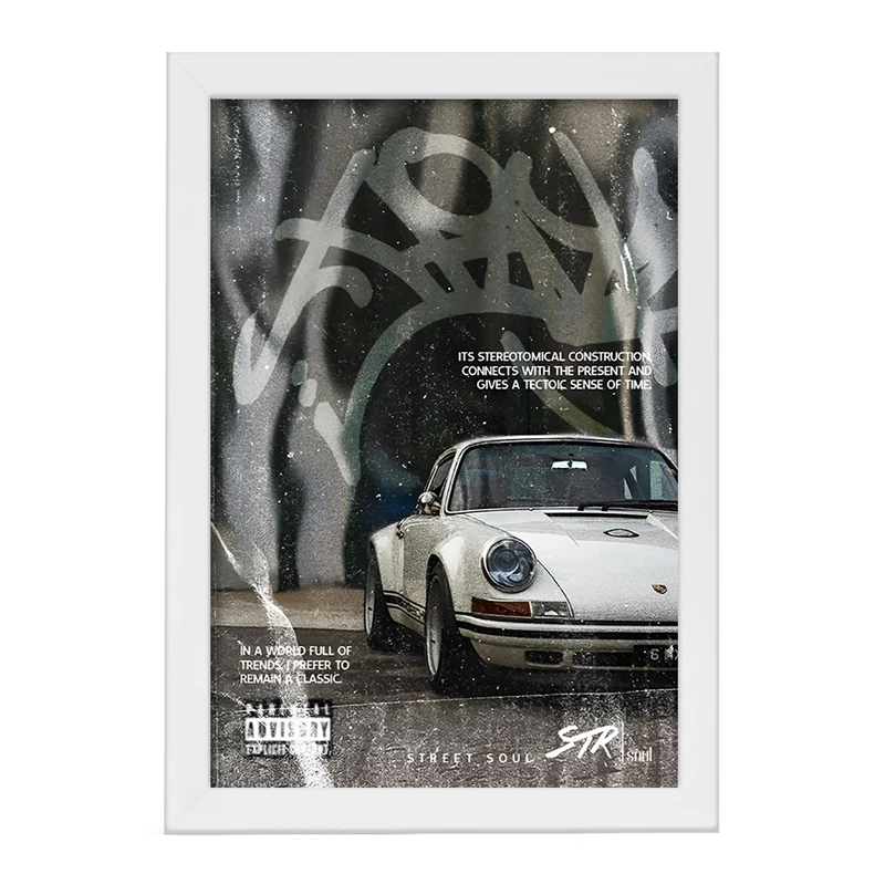 تابلو خندالو طرح پورشه (Porsche) کد F13521