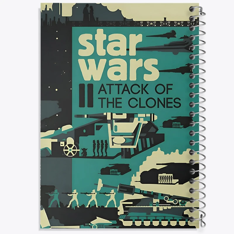 دفتر لیست خرید 50 برگ خندالو طرح جنگ ستارگان (Star Wars) کد F10499