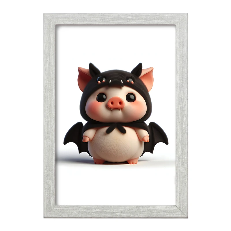 تابلو خندالو طرح خوک بامزه کد F8554