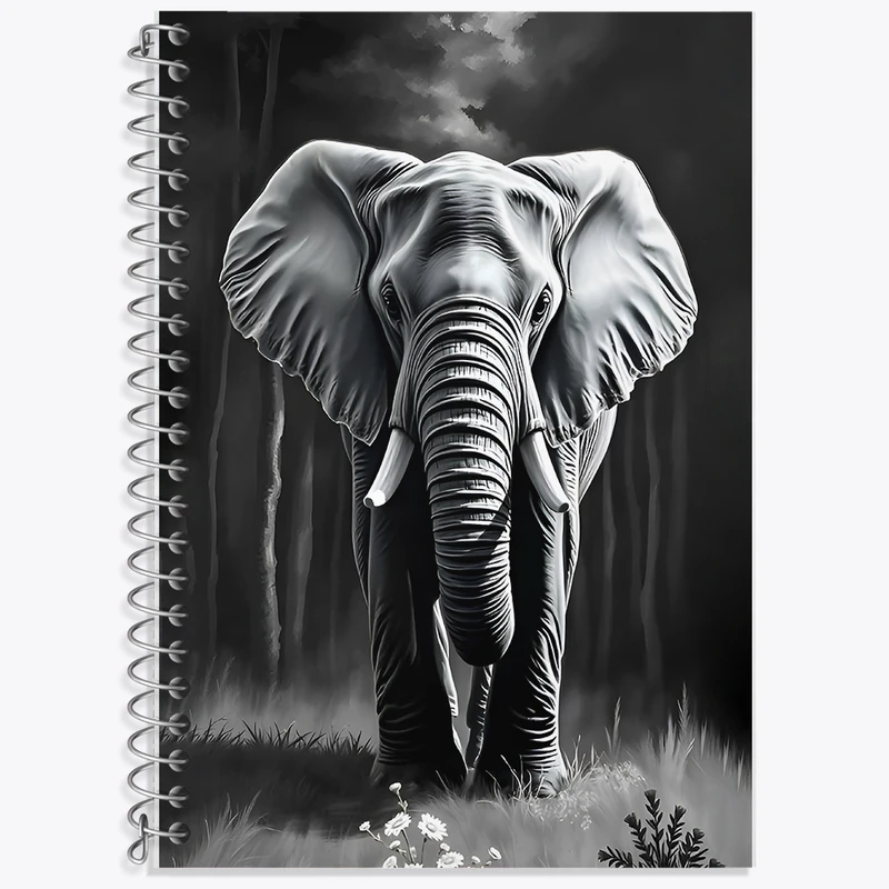 دفتر نت موسیقی 50 برگ خندالو طرح فیل کد F11528