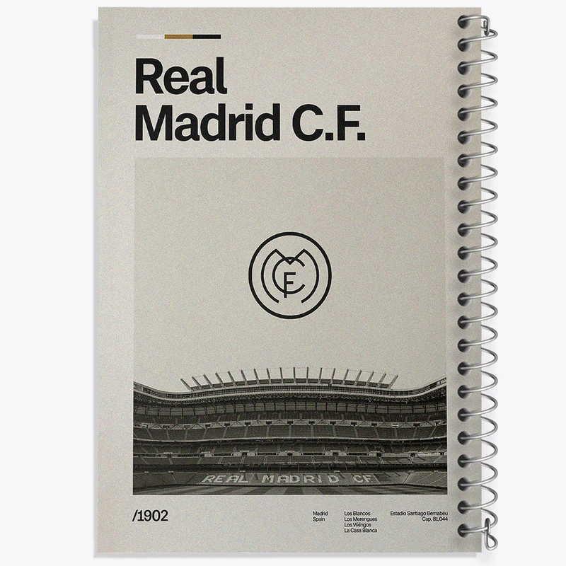 دفتر نقاشی 50 برگ خندالو طرح رئال مادرید (Real Madrid) کد F13880