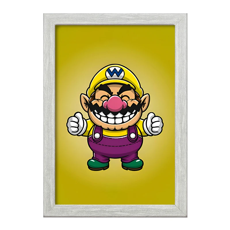 تابلو خندالو طرح واریو سوپر ماریو (Super Mario) کد F9430