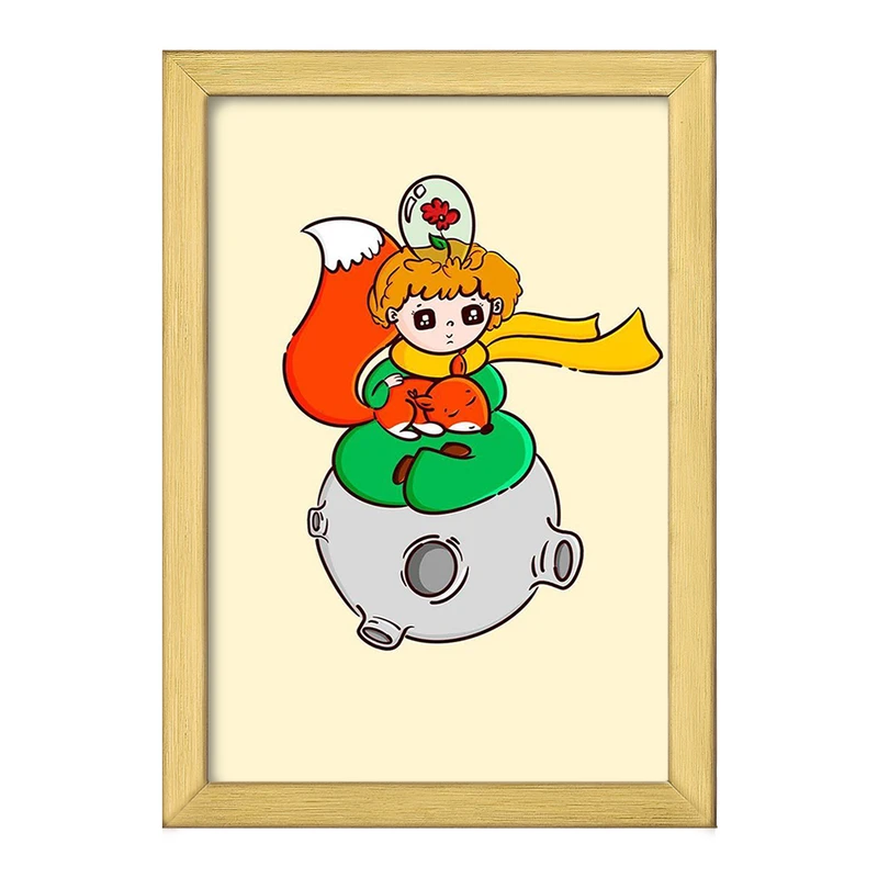 تابلو خندالو طرح شازده کوچولو کد 25759